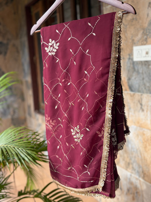 Burgundy Blooms