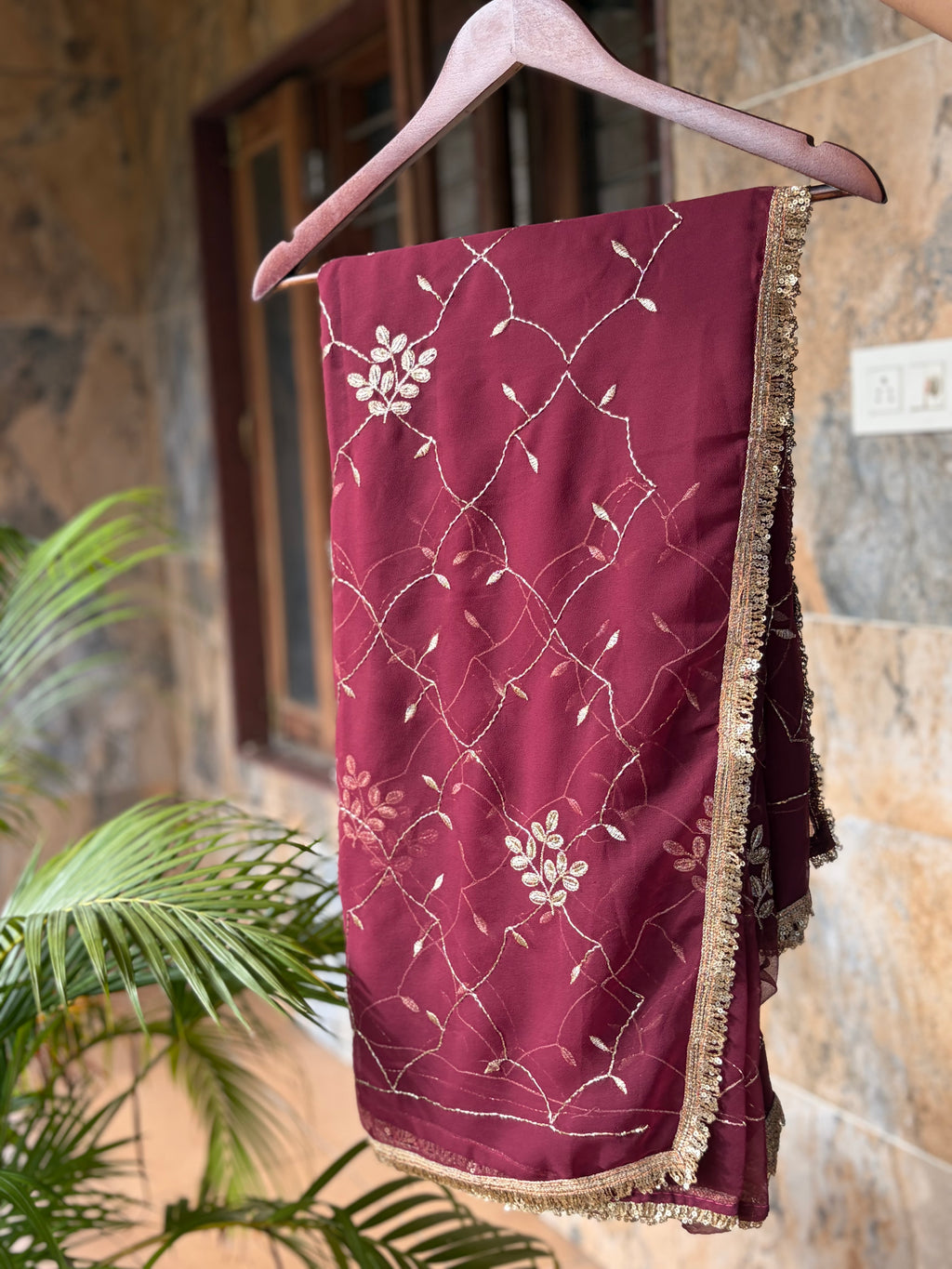 Burgundy Blooms