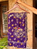 Raga Raagini – Purple Embroidered Saree